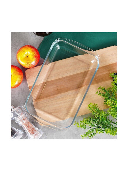 Simax Rechteckig Feuerfestes Geschirr Glas 1600ml 1Stück