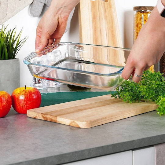 Simax Rechteckig Feuerfestes Geschirr Glas 1600ml 1Stück