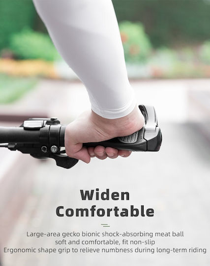 Rockbros Bt1007b Bicycle Grips Rubber Black
