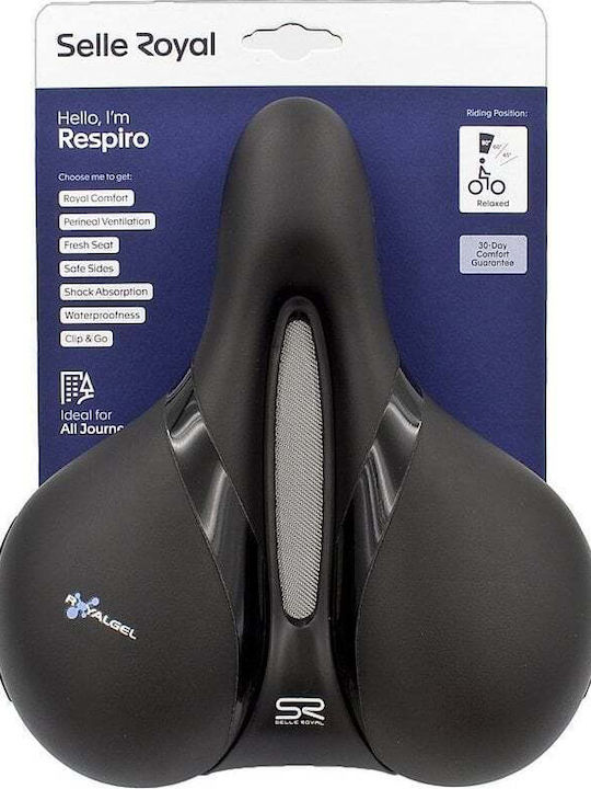 Selle Royal Black Bicycle Saddle City