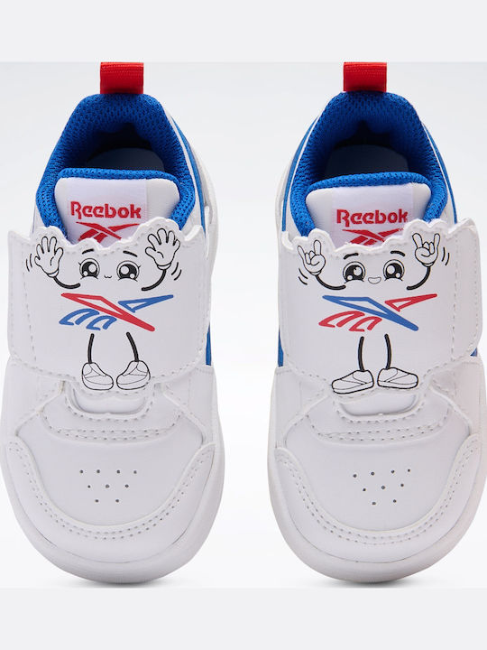 Royal Prime Kinder Sneakers mit Klettverschluss Weiß