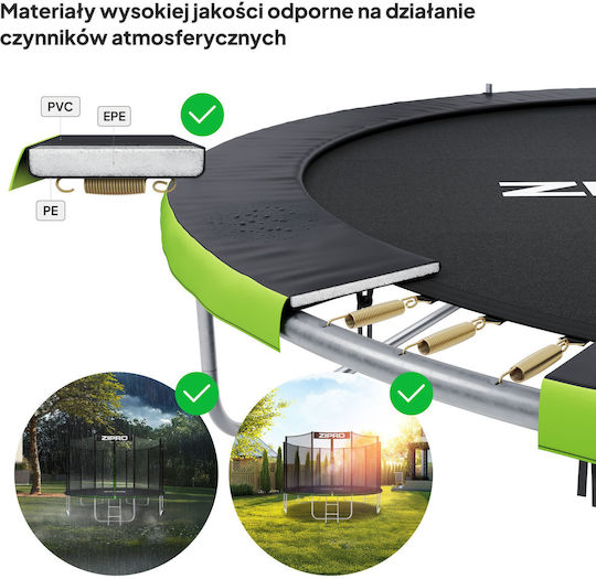 Zipro Kids Trampoline Diameter 127cm With Protective Net