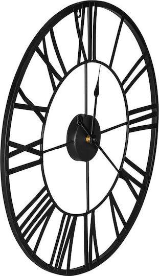 Wall Clock Metallic Black Ø47cm