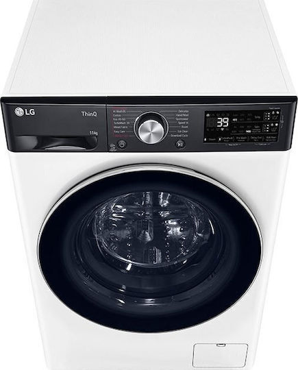 LG Πλυντήριο Ρούχων 11kg με Τεχνολογία Ατμού 1400 Στροφών AI DD F4WR711S3HA
