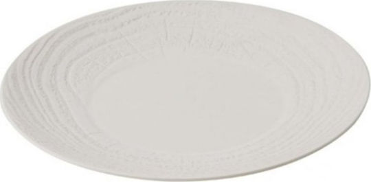 Revol Farfurie joasă Alb cu Diametru 31cm