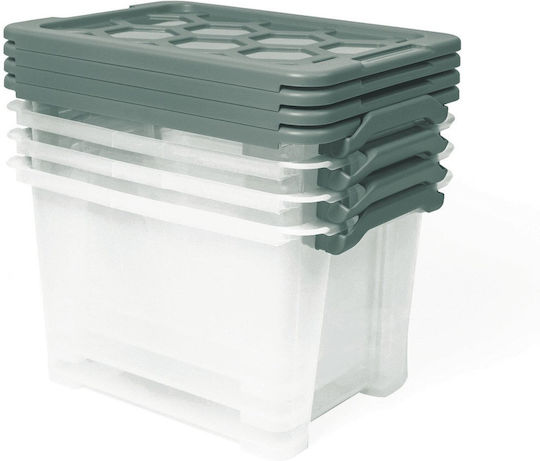 Rotho Babydesign Kunststoff Aufbewahrungsbox mit Deckel 15lt