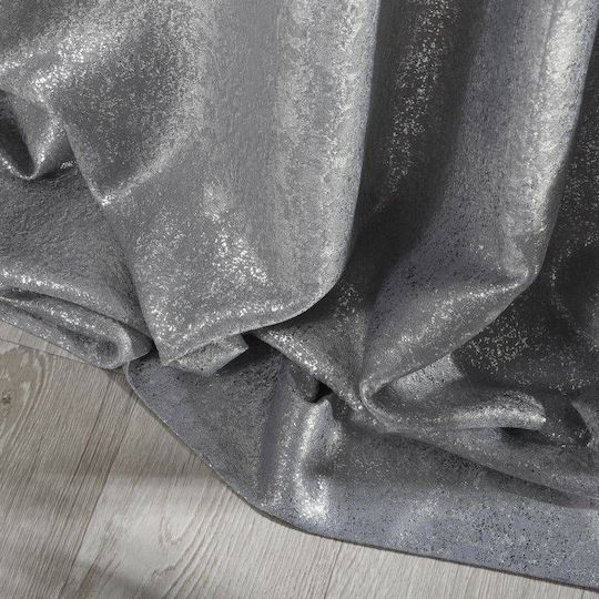 Eurofirany Curtain with Pencil Pleat Ebru Gray 135x270cm