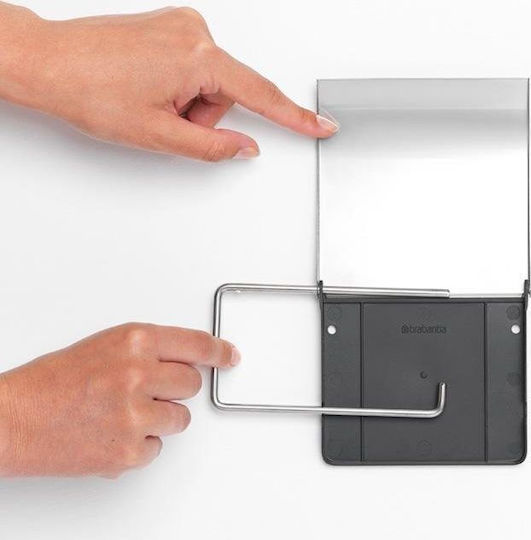 Brabantia Държач за хартия Пластмаса Сребрист