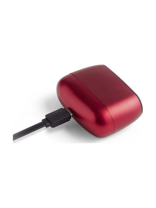 Lexon Tischuhr mit Wecker Rot 94444DR