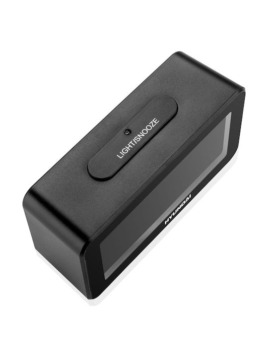 Hyundai Ac322b Ceas Digital de Masă cu Alarmă Negru HY-AC322B