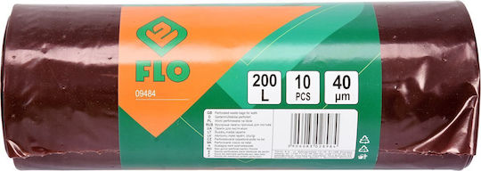 Flo Trash Bags for the Garden Capacity 200lt 10pcs Green