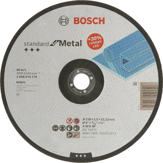 Bosch Disc Cutting Disc Metal Hole Diameter 230mm 1pcs