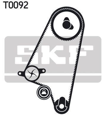 Skf Timing Belt Kit Vkma 90001