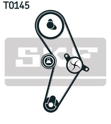 Skf Vkmc 01113-2 Wasserpumpe Timing Gürtel Set