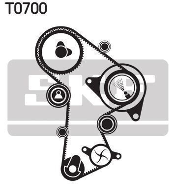Water Pump Set + Timing Belt Skf Vkmc 01263-1