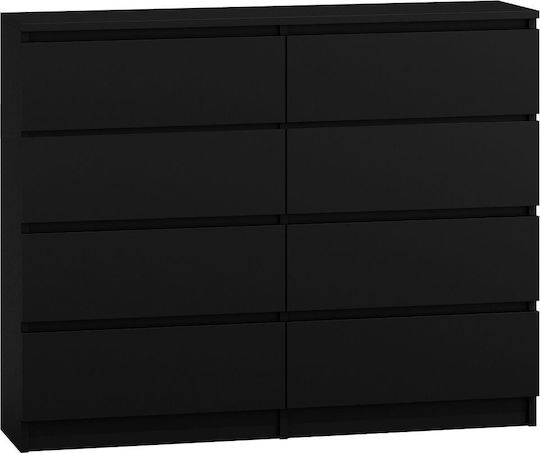 Συρταριέρα Креватокамарас Дървена Czern с 8 чекмеджета CZERŃ 120x40x97бр
