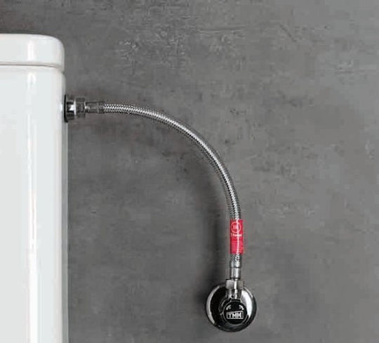 Tucai Connection Hose Stainless Steel Water Hose Taq Ww-1/2 X 1/2 L=90 Cm 10/100