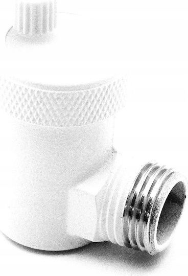 Valvex 4700750 Valvă Unghiulară Automată De Canalizare 1/2'' Gamma Albă G.zodpo-1/2-vx-unghiulară-albă