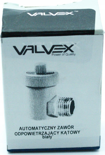 Valvex 4700750 Valvă Unghiulară Automată De Canalizare 1/2'' Gamma Albă G.zodpo-1/2-vx-unghiulară-albă