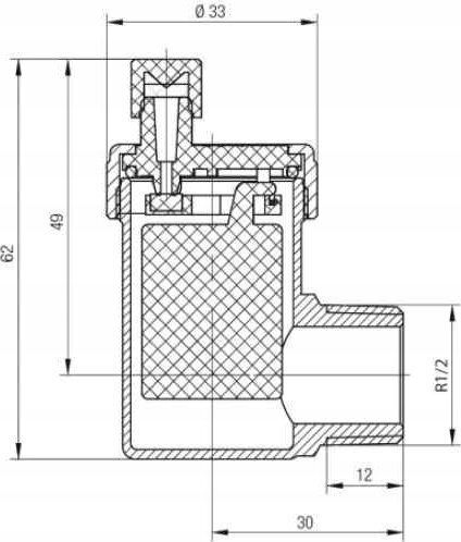 Valvex 4700750 Valvă Unghiulară Automată De Canalizare 1/2'' Gamma Albă G.zodpo-1/2-vx-unghiulară-albă