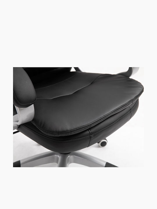 Active Jet Office Chair Massage with Recline and Adjustable Arms Black