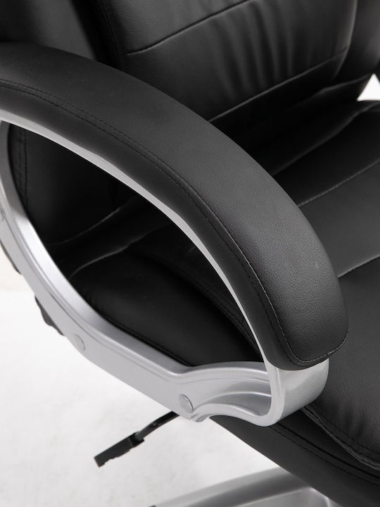Active Jet Office Chair Massage with Recline and Adjustable Arms Black