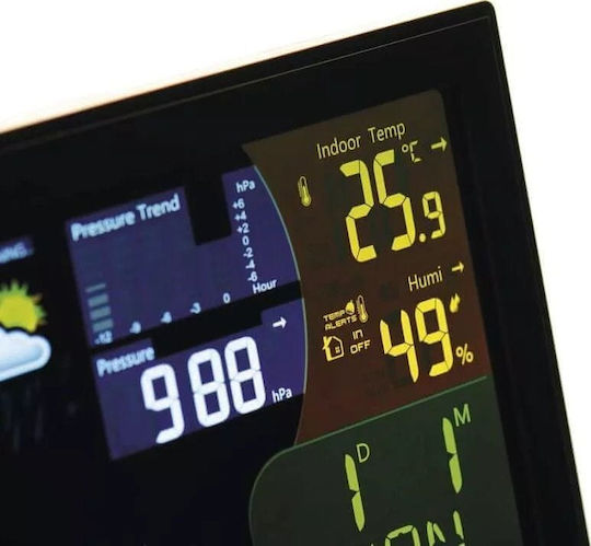 Emos EMS451 Wireless Digital Weather Station Tabletop Black