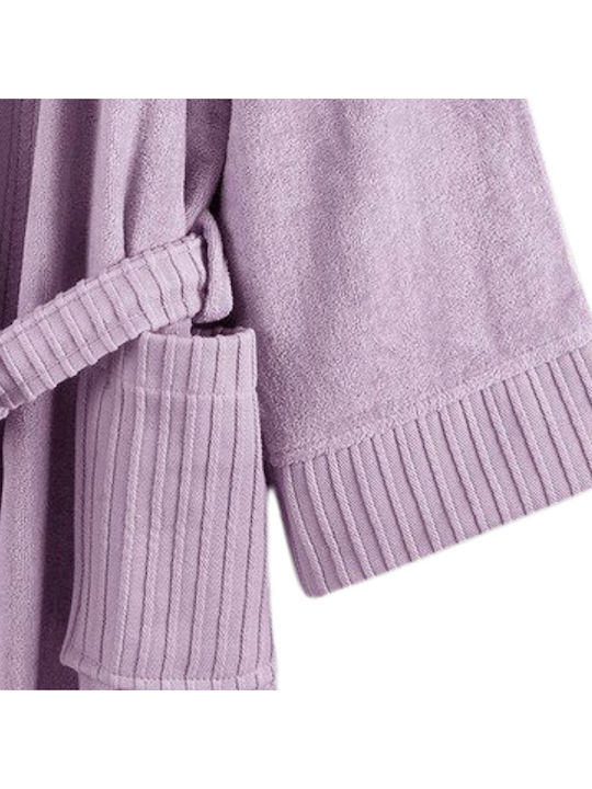Nima Kimono Халат с яка Люляк 380гр/кв.м