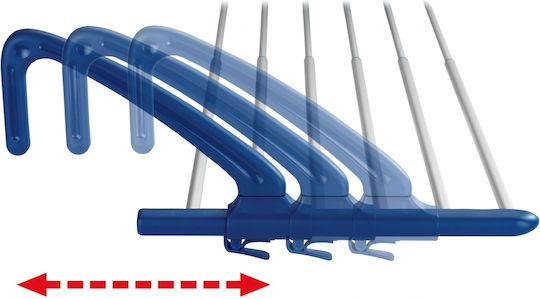 Wenko Hanging Clothes Drying Rack Made of Aluminum with 6m Hanging Length