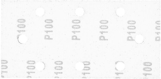 Graphite Γυαλόχαρτο K100 με Τρύπες 93x185mm Σετ 5τμχ