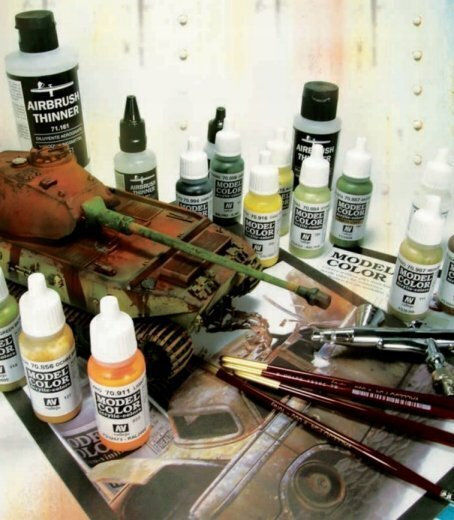 Acrylicos Vallejo Diorama Effects Modellbau Farbset Mud & Puddles 35ml 4Stück