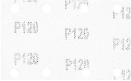 Neo Tools Sandpaper K120 with Holes 78x128mm Set 5pcs