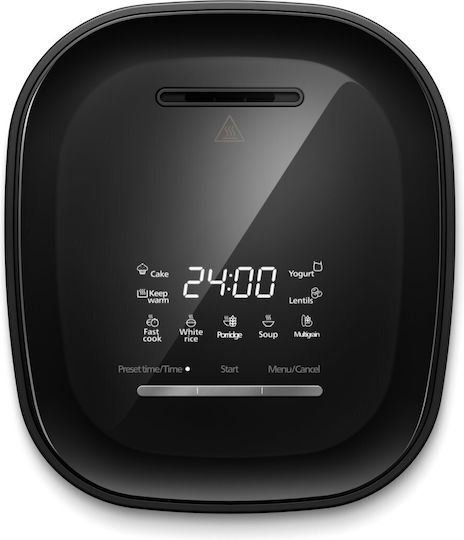 Philips Multifunktionskocher 650W mit Kapazität 1.8Es Schwarzer