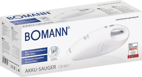 Bomann CB 967 Aspirator de mână reîncărcabil 5.5V Alb