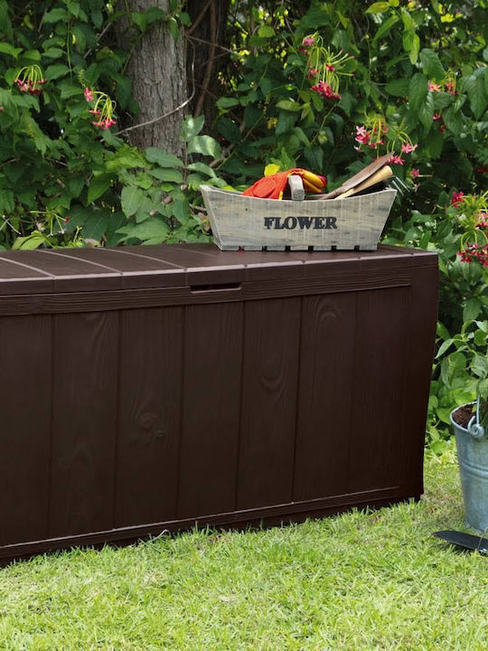 Keter Outdoor Storage Box 270lt Brown L117xW45xH57.5cm