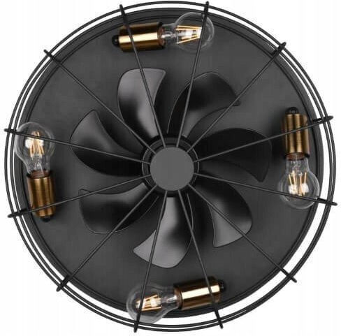 Trio Lighting Trondheim Closed Type (Ceiling Light) 48cm With Light Black Matte