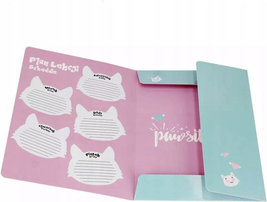 Kitty A4 Folder Elastic Stk Fol10/100
