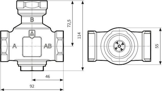 Afriso Two-Way Pressure Relief Valve 3" for boiler