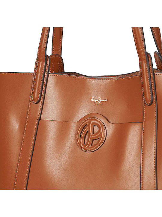 Shopping Γυναικεία Τσάντα Shopper Ώμου Καφέ