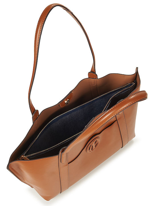 Shopping Γυναικεία Τσάντα Shopper Ώμου Καφέ
