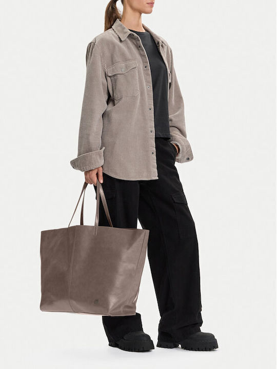 Damentasche Schultertasche Flieder