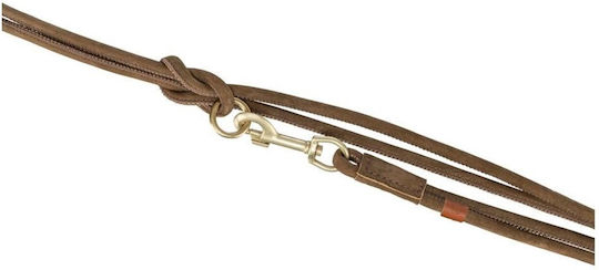 Pure Lesă Reglabilă Pentru Câini Din Piele Maro S 2 M/10 Mm Rotundă