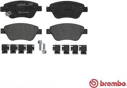 Brembo Комплект Спирачни Накладки Дискова Спирачка P 59 051