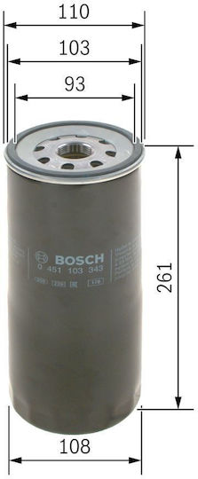 Bosch Oil Filter 0 451 103 343