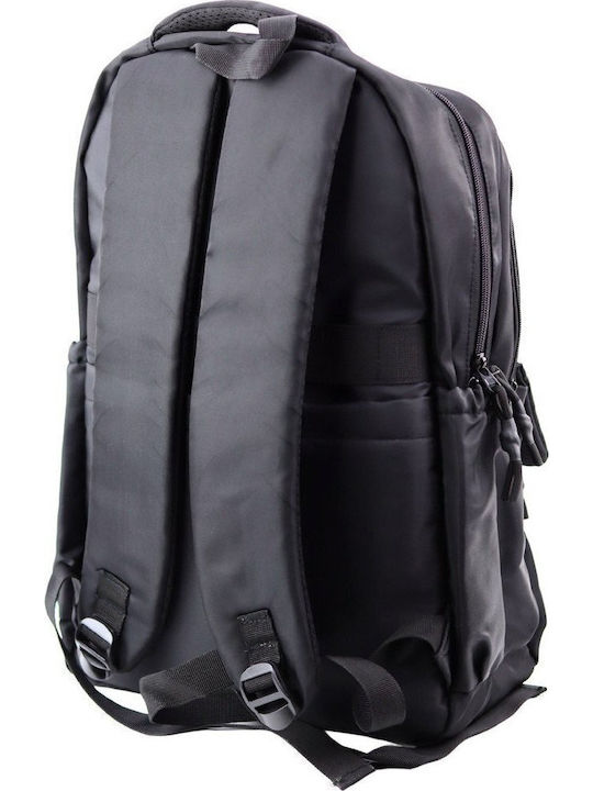 Black 23l School Urban Backpack 6 Pockets