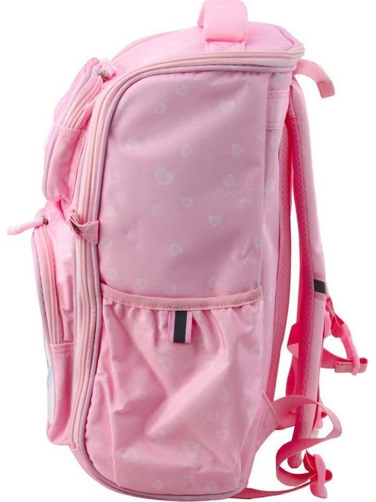 Einhorn Schulranzen mit Brustgurt Rosa 20l