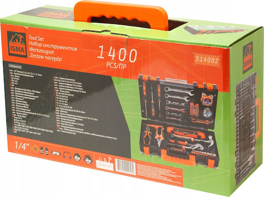 Isma Βαλίτσα με 1400 Εργαλεία