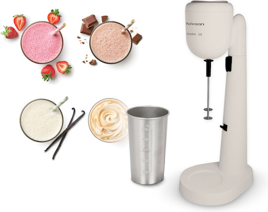 Rohnson Milk Frother Tabletop 120W with 2 Speed Level Beige