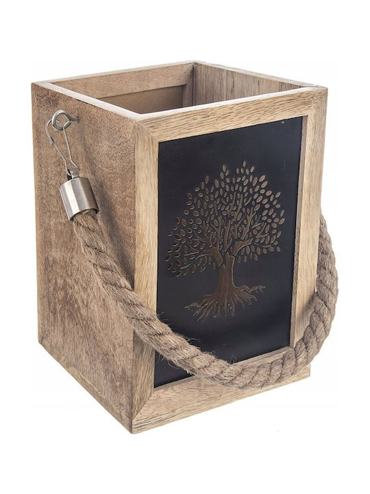 Orion Christmas Wood Lantern