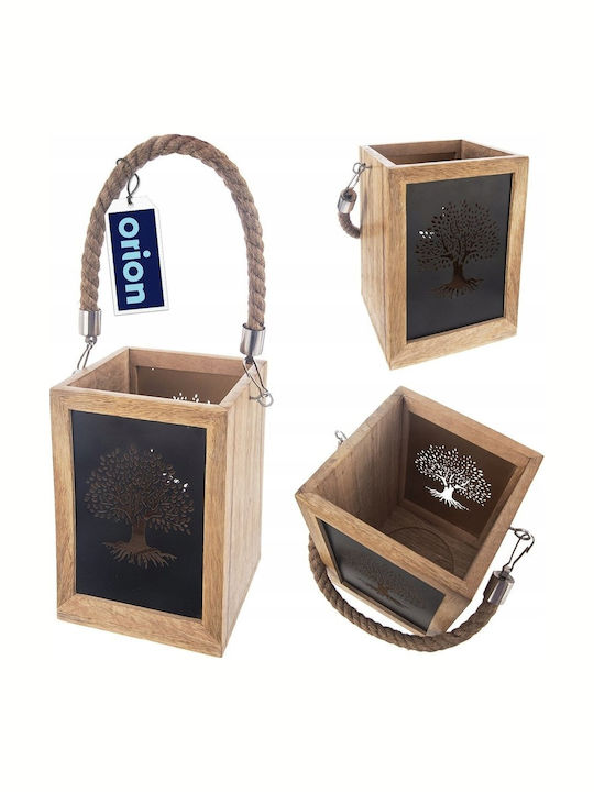 Orion Christmas Wood Lantern
